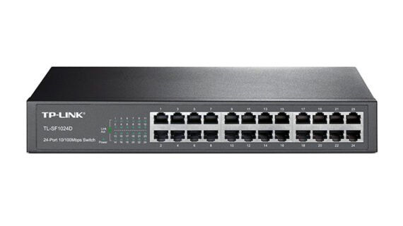 SWITCH TP-LINK 24PORT 10/100 TL-SF1024D METÁLICO